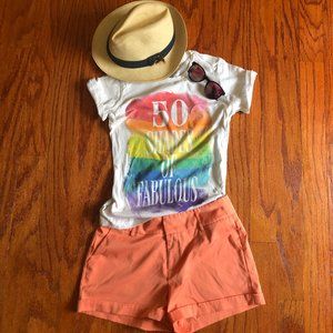 Coral YA Shorts Sz L